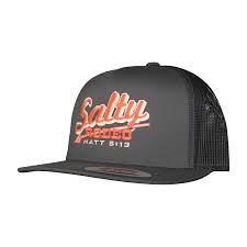 SALTY RODEO ORANGE GREY SNAP