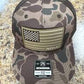 ARIAT CAMO AMERICAN FLAG BROWN - HATS CAP - A300089802