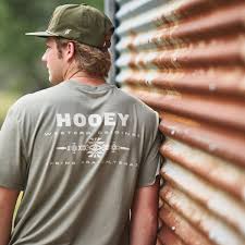 Hooey Men's "Peyote" Steel Grey T-shirt
