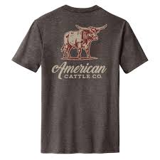 AMERICAN CATTLE CO Anchor Bull Tee