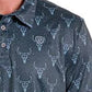 Rock & Roll Mens Longhorn Skulls Polo