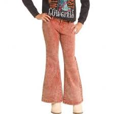 Rock & Roll Denim Girl's Rust Button Flare