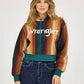 WRANGLER Women's Striped Serape Cropped Hoodie