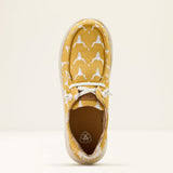 ARIAT WOMENS HILO DOODLE MUSTARD STEER HEADS