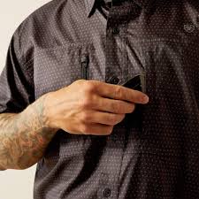 Ariat Mens VentTEK Classic Fit Shirt Black