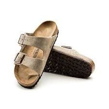 Birkenstock Arizona Suede Leather - Taupe