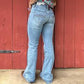 Rock & Roll Ladies Double Waistband High Rise Trouser
