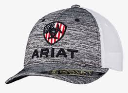 Ariat Boys Red, White & Blue Ariat Shield Embroidery Logo Cap, Heather Grey - A300008706