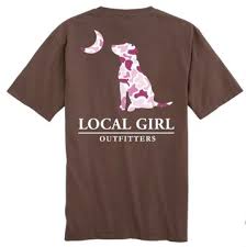 LOCAL GIRL YOUTH Pink LCF Dog & Moon SS Tee