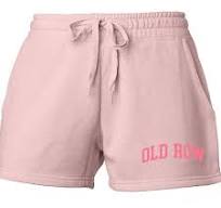 OLD ROW SWEAT SHORTS (BLUSH,GREY,SAGE)