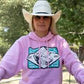 Lazy J Ranch Iron Horn Long Sleeve Hoodie - Pink