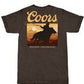 Coors T-Shirt Brown Mineral Wash