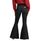 Women Wrangler x Lainey Wilson Pull On Bell Bottoms in Washed Black