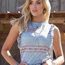 Cinch Cruel Denim Tank