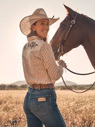 Wrangler Horse Yoke Slim Western Snap Shirt