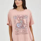 Wrangler®Women's Lainey Wilson Oversized Band Tee