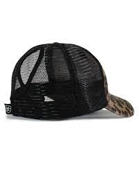 Ariat Embroidered Logo Black Cheetah Ponytail Cap A300031001