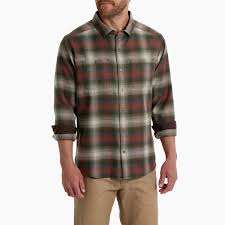 KUHL MENS THE LAW FLANNEL Shirt (OLIVE COPPER)