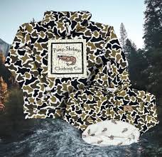 PIMP SHRIMP New School Camo Mid-Weight Hoodie