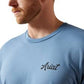 Ariat® Men's S/S Coronet Blue Ariat Cattle Co. T-Shirt