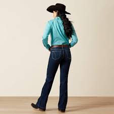 ARIAT WOMENS MID RISE CINDY TROUSER JEANS