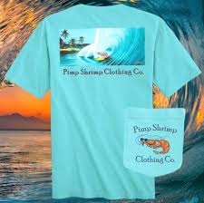 PIMP SHRIMP Hilton Artist Series Short Sleeve T-Shirt-AQUA