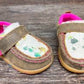 TWISTED X Infant's Driving Moc PINK SPECKLE