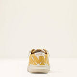 ARIAT WOMENS HILO DOODLE MUSTARD STEER HEADS