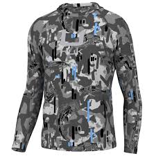 Huk KC Icon Apex Vert Long Sleeve Hoodie GREY