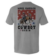 SHIELD REPUBLIC Make America Cowboy Again TSHIRT