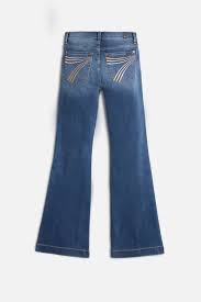 7 FOR ALL MANKIND WOMEN'S Dojo Tailorless Trouser Stretch Jean-GALE