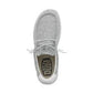 HEY DUDE WALLY SOX STONE WHITE
