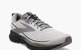 BROOKS MENS TRACE 3 WHITE/ALLOY/EBONY