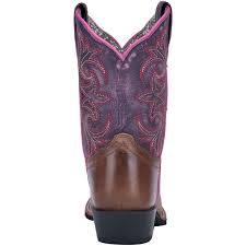 Dan Post Girls' Majesty Western Boots - Square Toe