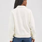 Wrangler Women's Retro® Half-Snap Collared Pullover in Cream