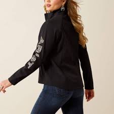 ARIAT WOMENS LOGO SOFTSHELL JACKET