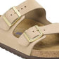 Birkenstock Arizona Soft Footbed Nubuck Leather - Sandcastle