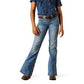 Ariat Youth Girl's Rosalie Trouser Tennessee Denim Jeans