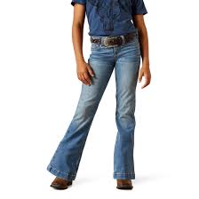 Ariat Youth Girl's Rosalie Trouser Tennessee Denim Jeans