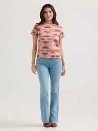 Wrangler Women's Retro® Mae Wide Leg Trouser Jean in Mia