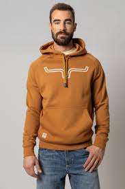 KIMES RANCH MENS Outlier Hoodie-WW BROWN