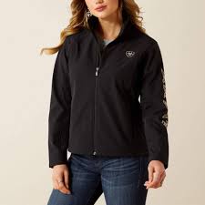 ARIAT WOMENS LOGO SOFTSHELL JACKET