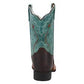 Dan Post Children/Youth Chocolate Brown & Turquoise Top Salina Western Cowgirl Boots DPC4002 DPC5002
