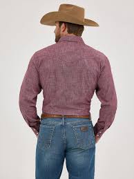 WRANGLER Men's Cody Johnson Two Pocket Western Snap Shirt