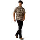 ARIAT RETRO HELIX DARK GULL PLAID - MENS SHIRT - 10073574