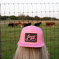 Lazy J Ranch Pink Breakaway Classic Five Panel Trucker Hat