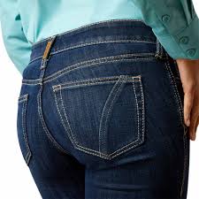 ARIAT WOMENS MID RISE CINDY TROUSER JEANS