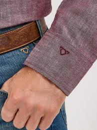 WRANGLER Men's Cody Johnson Two Pocket Western Snap Shirt