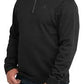Cinch Men's Black 1/4 Zip Sweater Knit Pullover