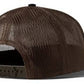 Ariat Ladies Cap R112 SnapBack Stitched Panels Black Brown A3000897107